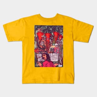 Frank Zappa N°1, by Maximiliano Lopez Barrios Kids T-Shirt